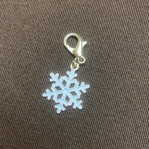 Silver Snowflake Charm
